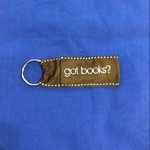 NEW "got books?" key-chain & chapstick holder!